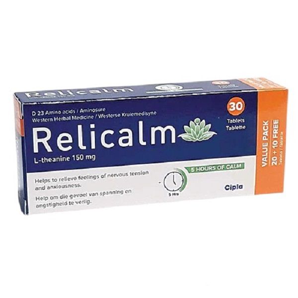 Relicalm Night 30 Tablets x 2