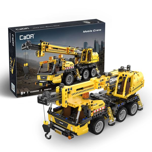 CaDA Tech Mobile Crane - 658-Piece - 36cm Long