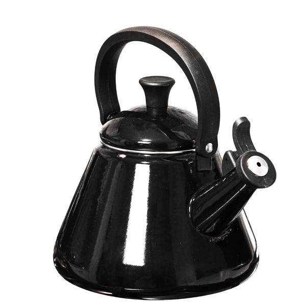 LK's - Whistle Kettle - 2.1L - Black - Enamel