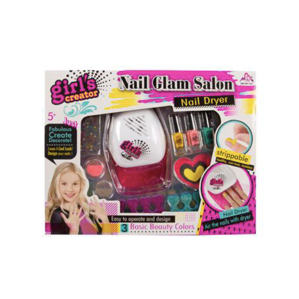 Girl's Creator- Battery Operated Nail Salon Set x1