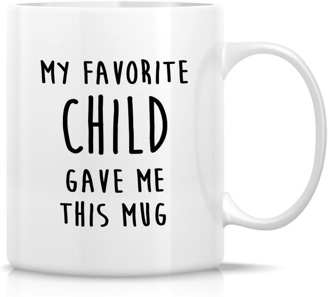 Favourite child-Father's day-Mother's day-Valentines-Christmas Mug