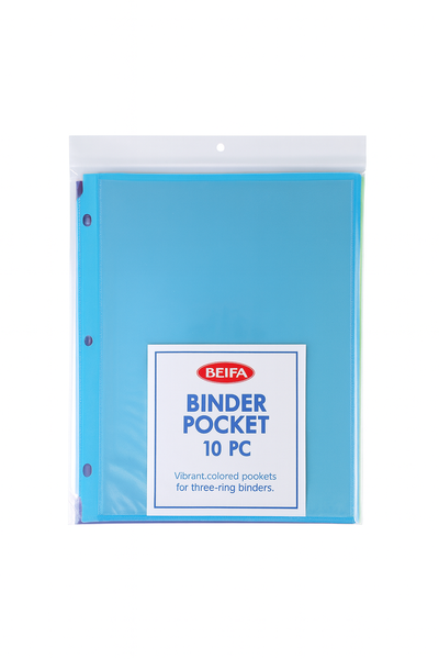 BEIFA 20-Pocket Clear Folder A4 Display Book