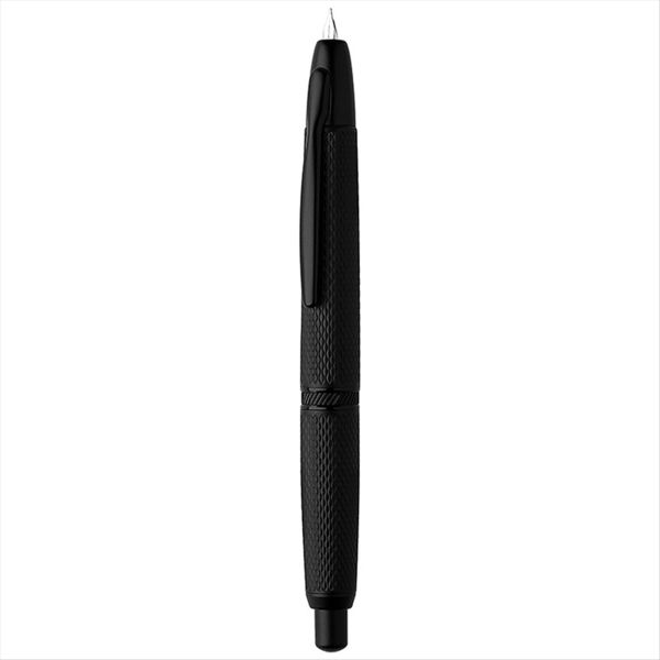 0 4Mm Extra Fine Nib Metal Grid Ink Pen With Clip Silver-Gray