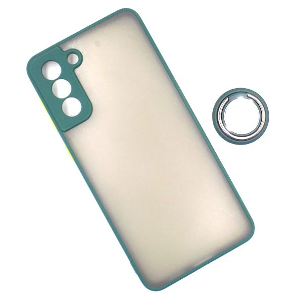 Hard Back Case with Finger Ring for Samsung Galaxy S21 Plus