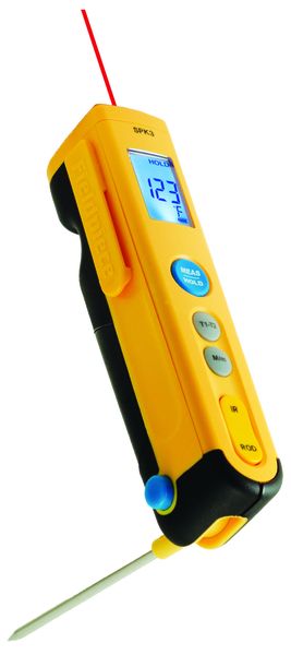 HVAC Refrigeration Folding Temerature Probe with IR