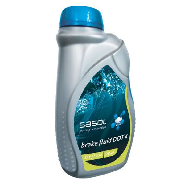 Sasol SAE-J1704 Hydraulic Brake Fluid Dot 4 - 500ml