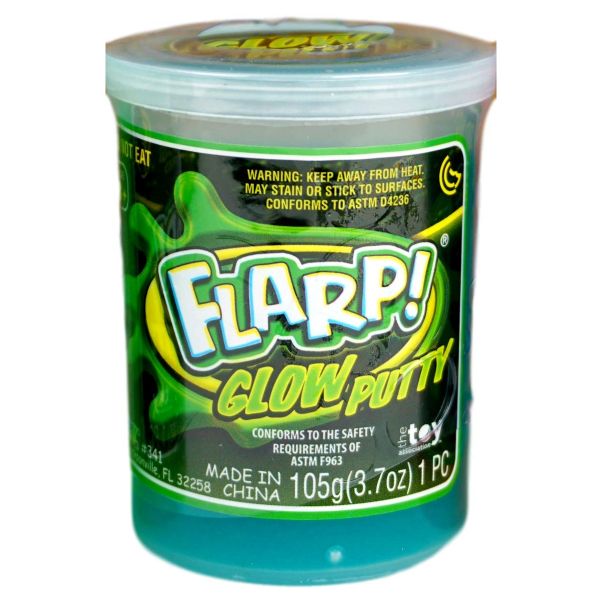 Ja-Ru Flarp Glow In Dark Putty - Assorted Colours