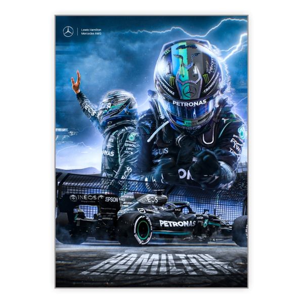 Lewis Hamilton Mercedes AMG - A1 Poster