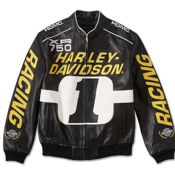 Men's Start Your Engines Leather Racing Jacket