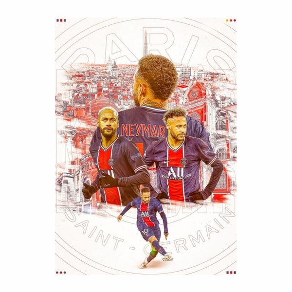 Neymar PSG Collage Poster - A1