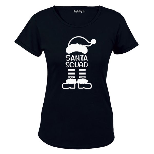 Santa Squad - Christmas Hat - Ladies - T-Shirt