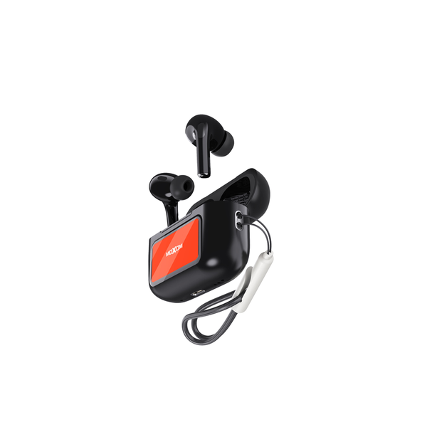 Moxom MX-TW67 ANC TWS Earbuds - Bluetooth 5.4, LCD Touch, 4.5 h Playtime