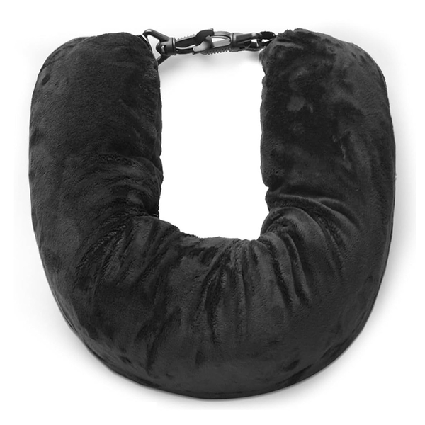 Black Stuffable Travel Pillow