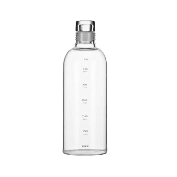 Clear Leak Proof Motivational Water Bottle