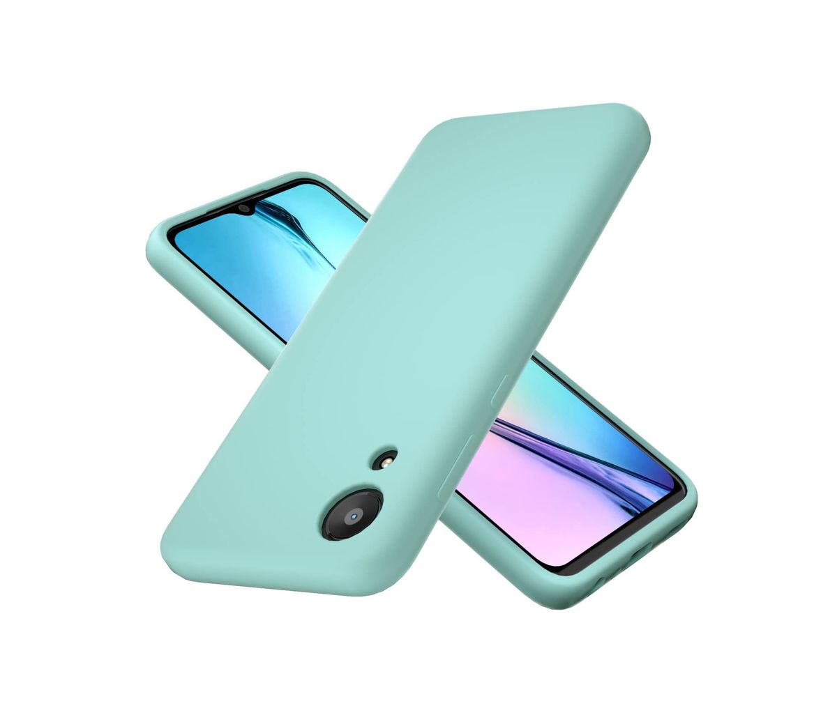 Liquid Silicone Back Case For Samsung A03 Core Tutquoise Green Shop Today Get It Tomorrow 0625