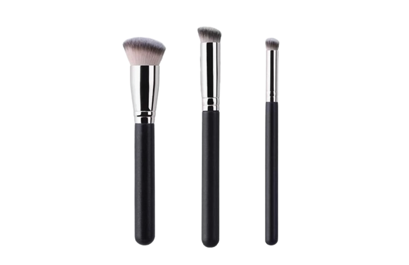 Foundation and Concealer Brush Set 3 Pieces