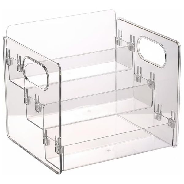 ClearGlow 3-Tier Vanity Stand Cosmetic Storage Rack Makeup Organiser