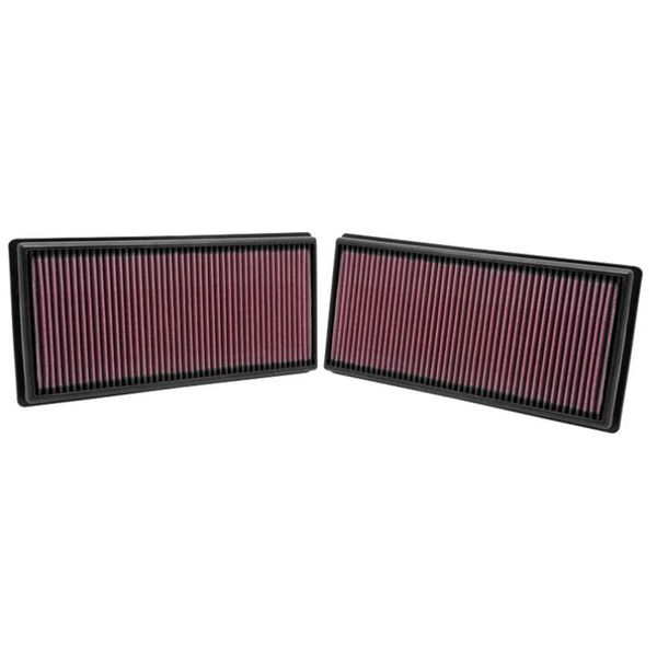 K&amp;N 33-2446 Replacement Air Filter - Compatible with Range Rover Sport 2009+ - 2 Filter Kit
