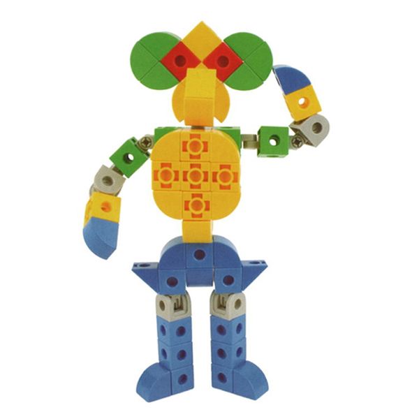 Greenbean Shaped Linking Cubes - 300 Pieces Container