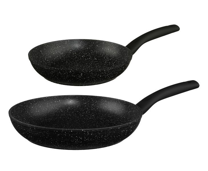 5five Aluminium Non-Stick Frying Pans 24cm and 28cm - 2 Piece