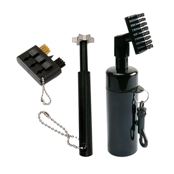 Golf Club Cleaner Set With Brush Repair Tool For Iron Wood Club Groove