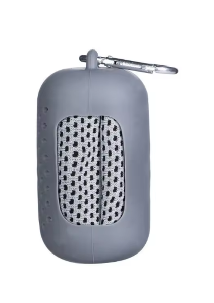Cooling Fitness Ice Towel With Silicone Key Holder
