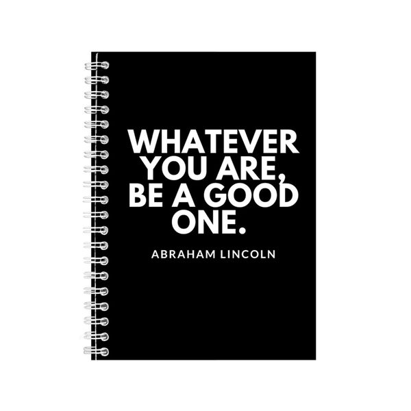 Good one A5 Notebook Spiral Lined Motivational Sayings Graphic Notepad 187