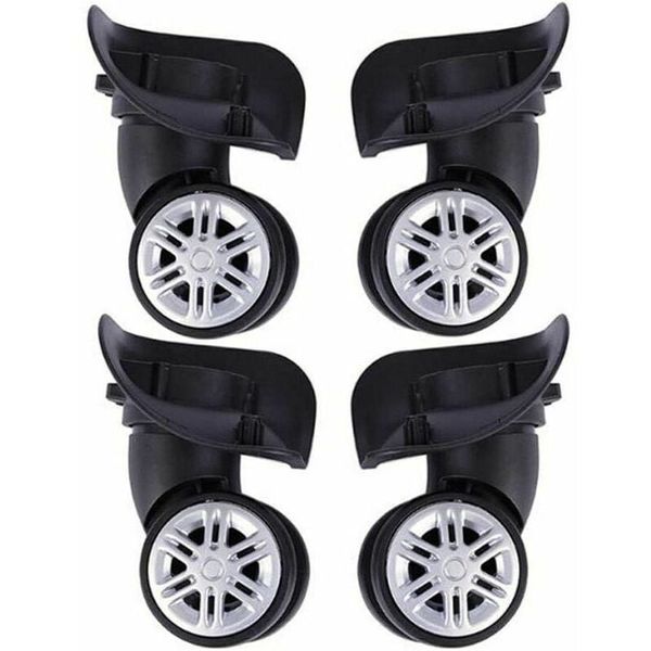 Replacement Suitcase Wheels for Luggage, Universal Wheel Replacement 4 Pieces