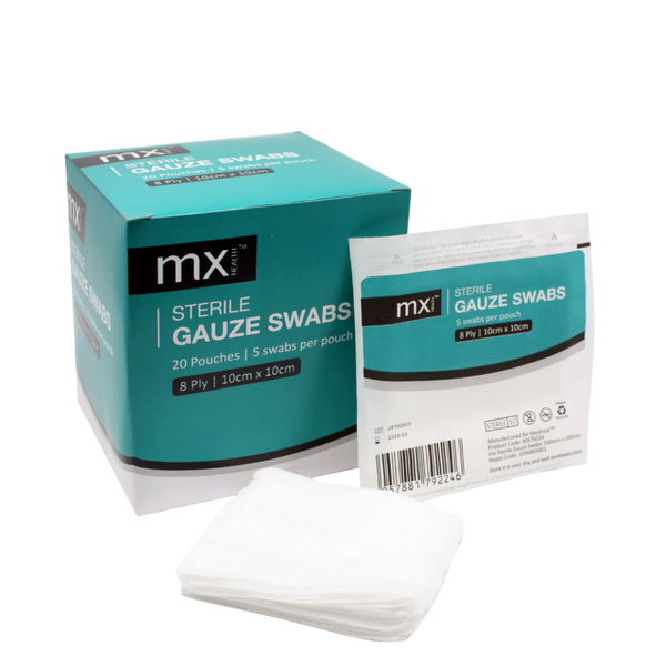 Sterile Gauze Swabs 8ply 10x10cm