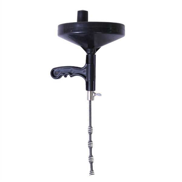 Plumbing Snake Drain Auger, Heavy Duty Pipe Clog Remover with Gloves,for Ba