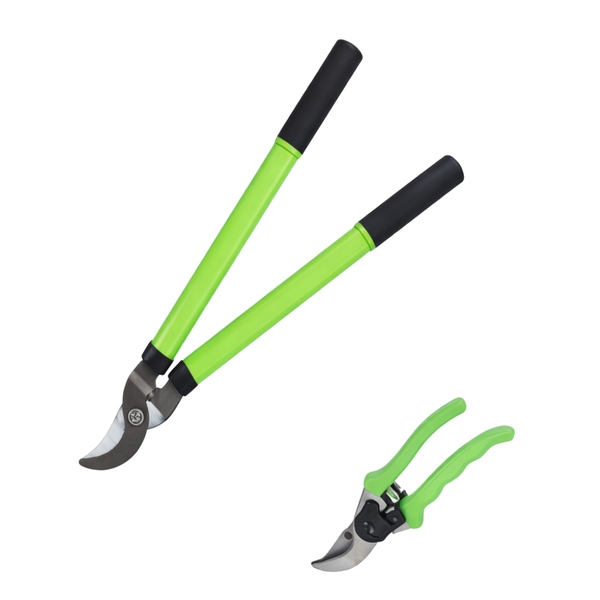 Pruning Shears Set with Bypass Cutter - Garden Trimming Tool