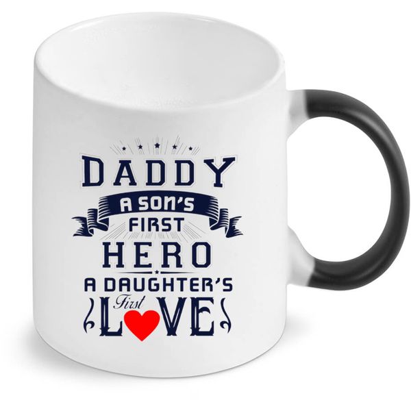 Daddy Birthday Christmas Father's Day Magic Colour Changing Mug