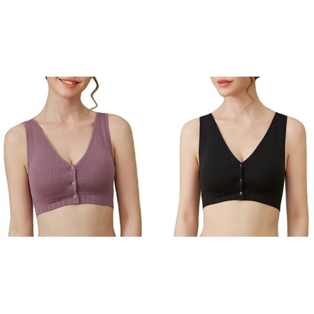 Nursing Sleep Bras for Breastfeeding Maternity Women Snap Front Pack of 2, Shop Today. Get it Tomorrow!