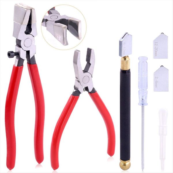 Glass Running Breaker And Cutting Tool Set For Stained Glass
