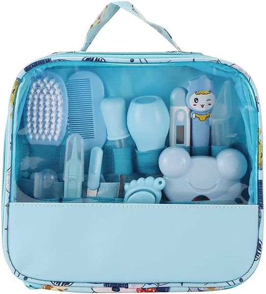 Baby Care Grooming Kit with Travel Bag - 13 Piece