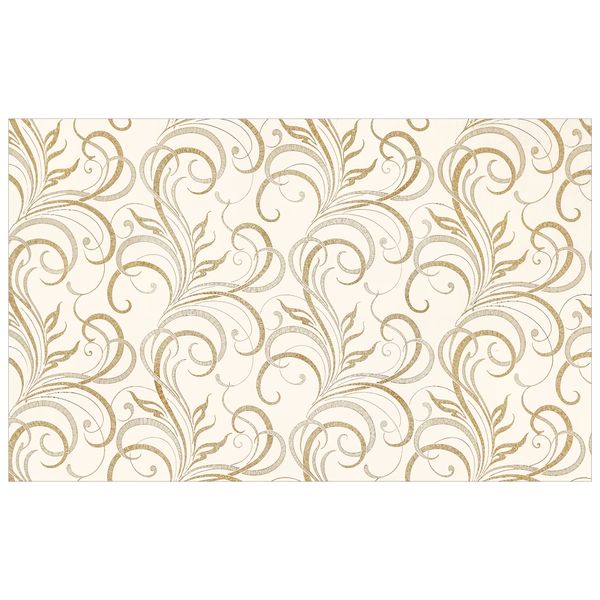 Cream Swirls Rectangle Tablecloth