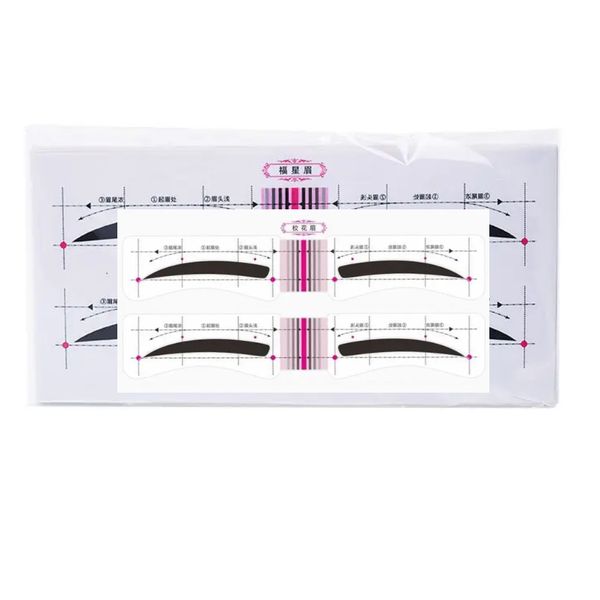 Eyebrow Stencil Stickers Cool