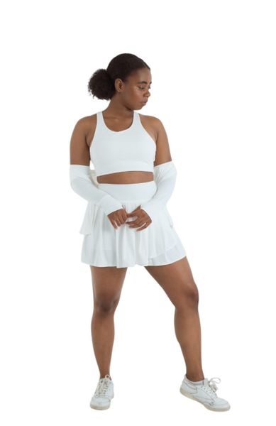 LemoWear White Three Piece Padel/Golf Set