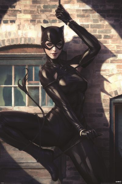 Catwoman - Spot Light Poster