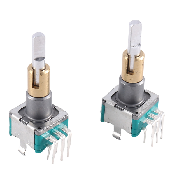 2PCS EC11EBB24C03 Dual Encoder with Switch 25mm