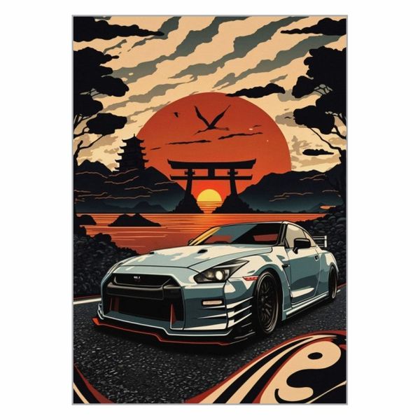 Nissan GTR Japan Poster - A1
