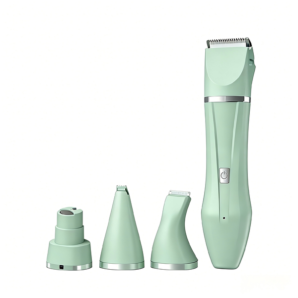 Premium 4-in-1 Washable Electric Pet Hair Trimmer Nail Grinder 180Min Set