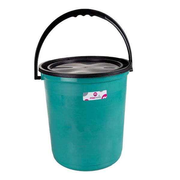 Bulk Pack x 3 Bucket Plastic 20 Litre With Handle &amp; Lid