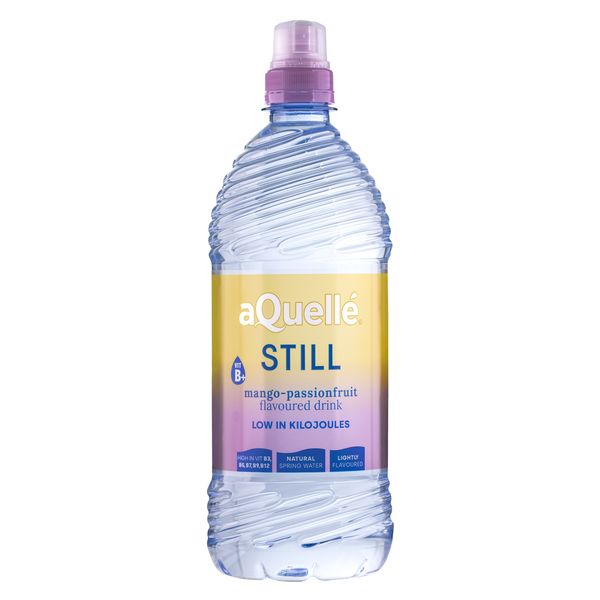 aQuelle STILL - Mango-Passionfruit Flavoured Drink - 6 x 750 ml
