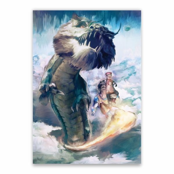 Dragon Ball-Z Flying Poster - A1