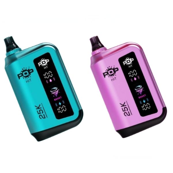 Pop Hits 25000 Puffs Disposable Vape - Saku Grape &amp; Wintergreen (Pack of 2)