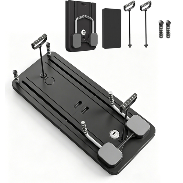 Foldable Multifunction Ab Workout Board with Timer Home Fitness Trainer