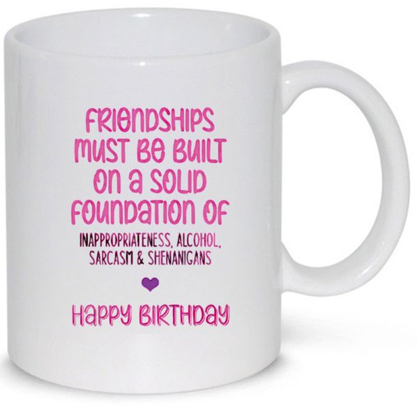 Friendships Happy Birthday Gift Mug