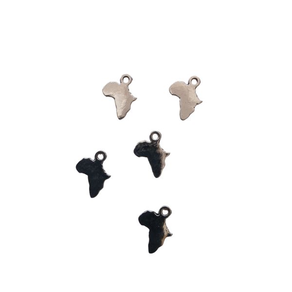 Africa Map Metal Charms (Jewellery Making)