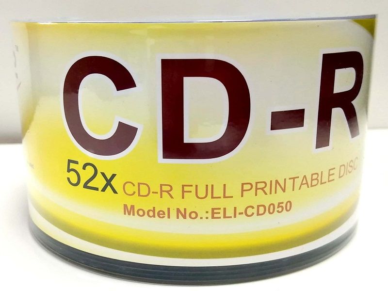 ELITE CD-R Full Printable Disc ( Pack of 300)